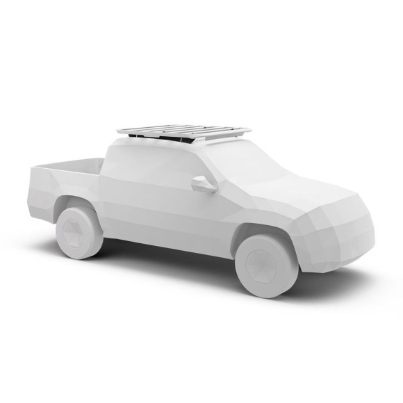 Kit de suporte de carril Caprock Volkswagen Amarok cabine dupla 2010-2022