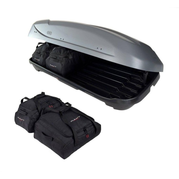 Pack de 4 bolsas para bagageiros de teto CRUZ Paddock e Paddock Elite 470