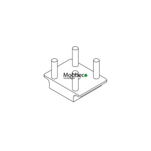 Tuerca Zamak Perfil 30x20/M6 (roscada) 2