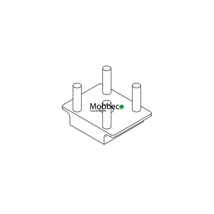 Tuerca Zamak Perfil 30x20/M6 (roscada)