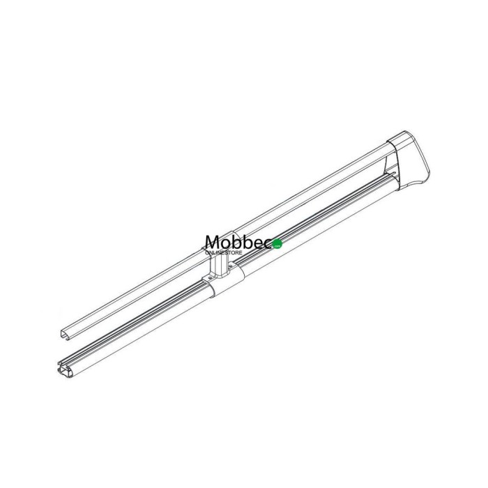 Corrimão do lado direito de 130 cm para Cruz Evo Rack