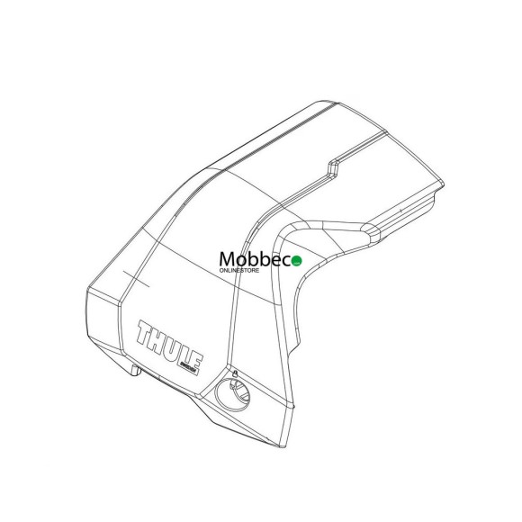 Thule 54249 Repuesto para pie Edge Clamp 7205