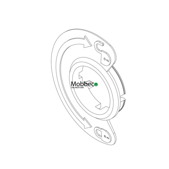 Thule 14326 Repuesto embellecedor cerradura gama Pacific