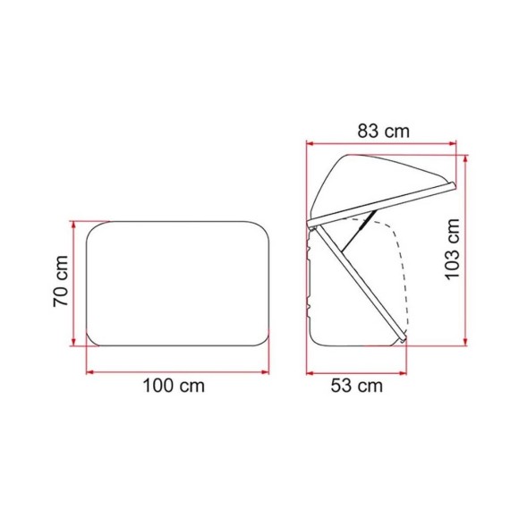caixa para caravanas e autocaravanas Fiamma ULTRA-BOX 360