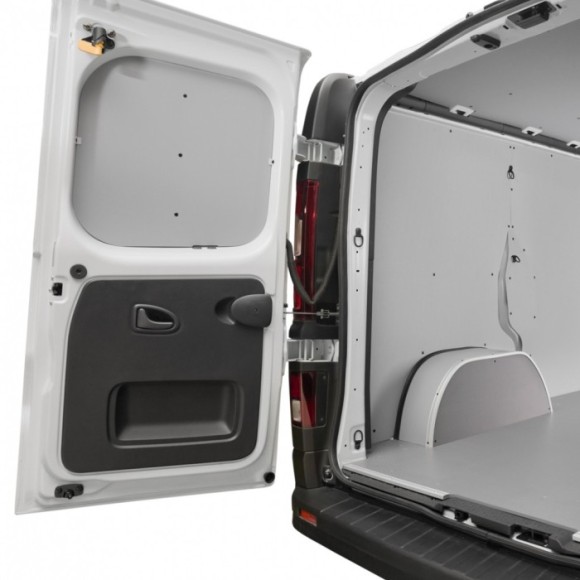 Paneles de contrachapado con polipropileno gris para furgoneta VW. Crafter (06-)