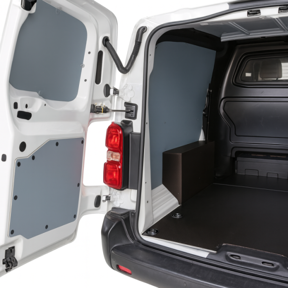 Painéis de polipropileno estruturado cinzento para carrinha F. Transit Custom (13-)