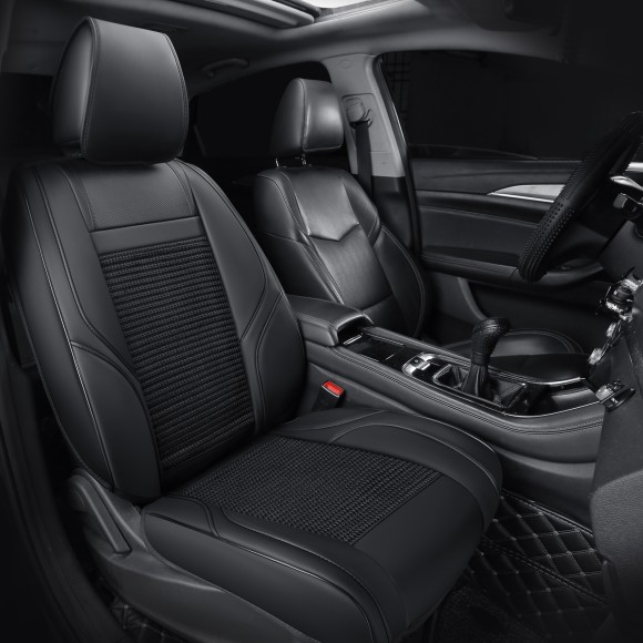 Funda de Asiento Delantero Universal Premium de Cuero | Mobbec