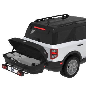 Plataforma multifunções Cruz Docko + Bagageira De Bola De Reboque Cruz Apex