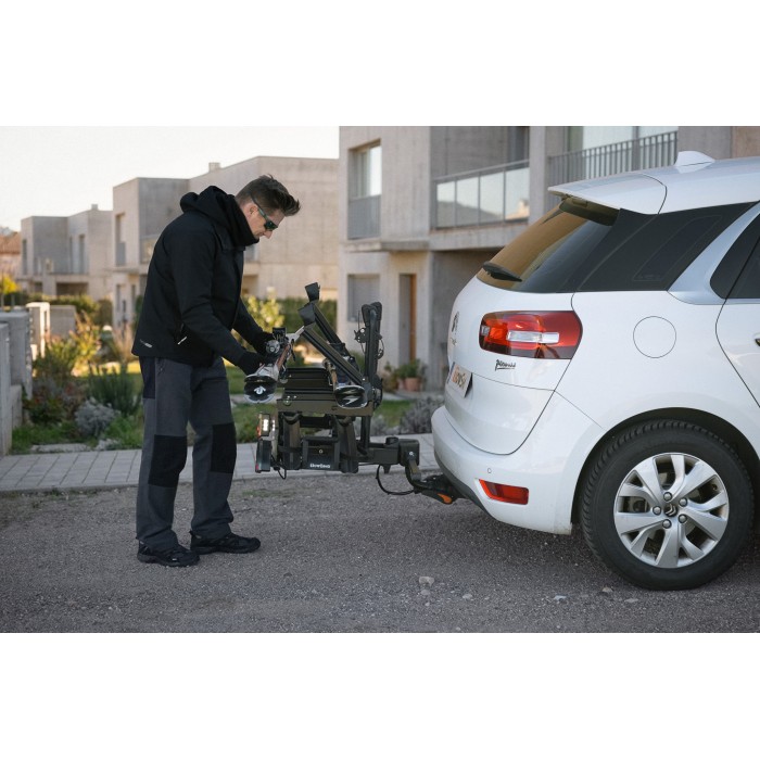 Portaesquís TowSki Ride para Portabicicletas y Portamotos - Mobbec