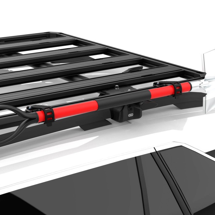 Suporte porta-pás e ferramentas CRUZ para plataforma CRUZ Tanami
