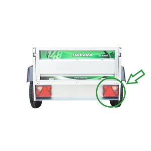 65 Lente do farol de substituição do lado direito para Daxara 148