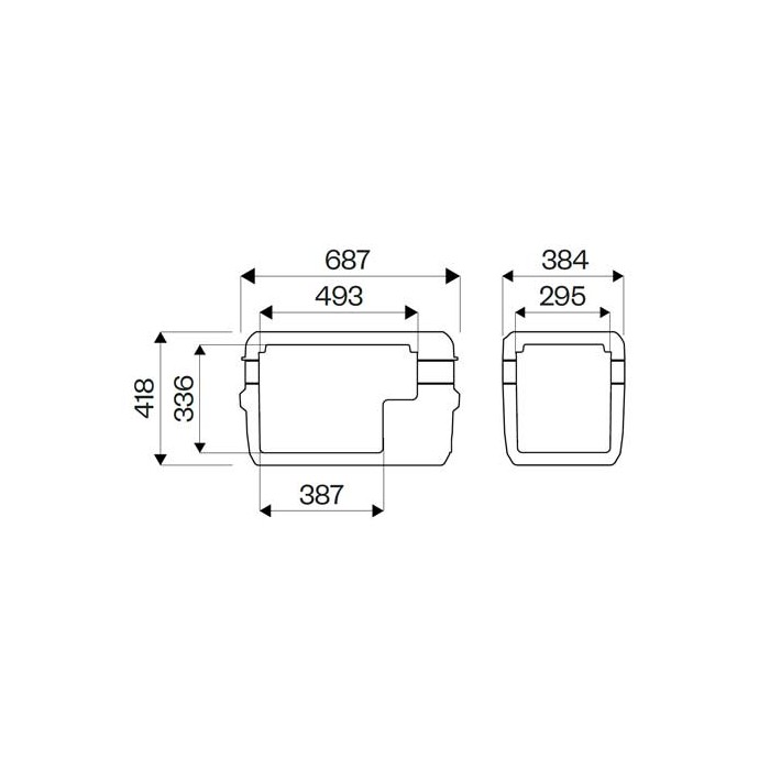 Nevera camper compacta INDEL B ITB42 al mejor precio