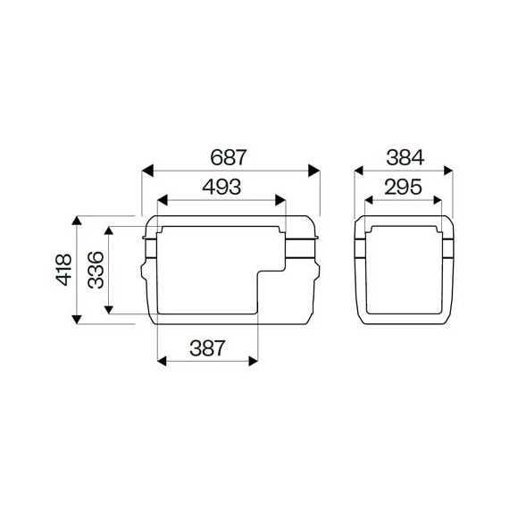 Geleira camper compacta INDEL B ITB42 ao melhor preço