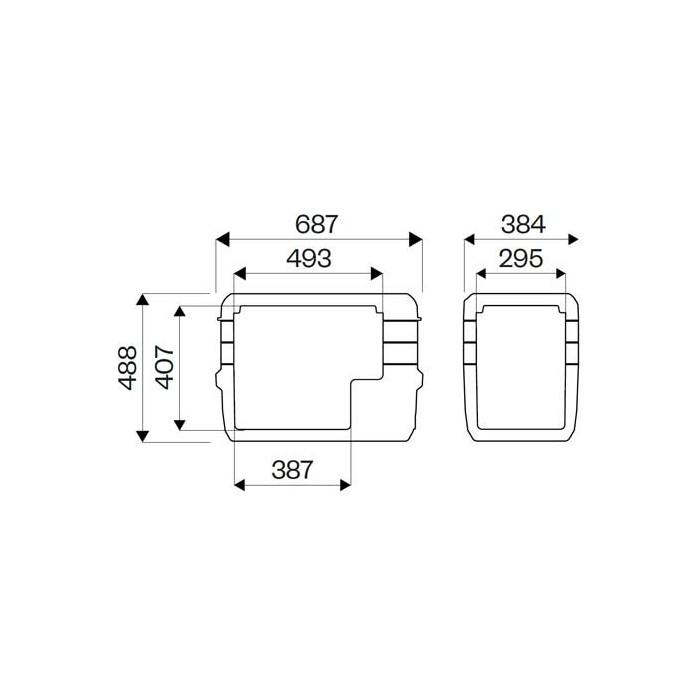 frigorífico camper compacta INDEL B ITB52 ao melhor preço