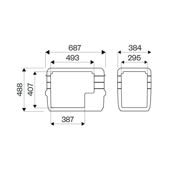 frigorífico camper compacta INDEL B ITB52 ao melhor preço