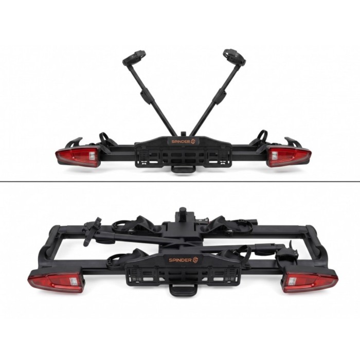 Portabicicletas universal Spinder TX2 LED (2 bicis) | Mobbec