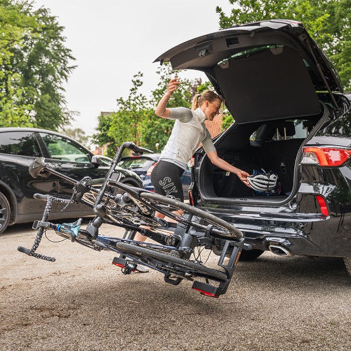 Portabicicletas universal Spinder TX2 LED (2 bicis) | Mobbec