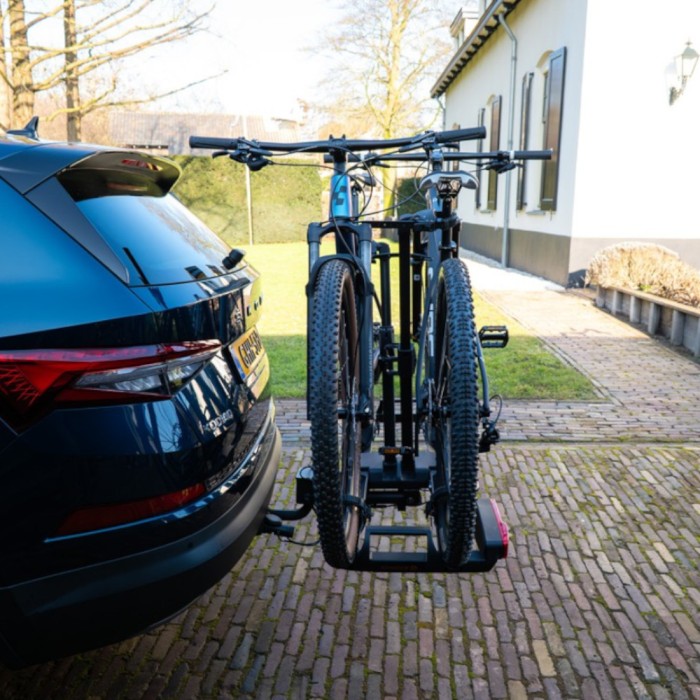 Portabicicletas universal Spinder TX2 LED (2 bicis) | Mobbec