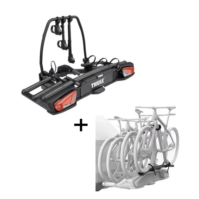 Suporte de bicicleta para reboque Thule VeloSpace 3 (3 bicicletas) ao melhor preço.