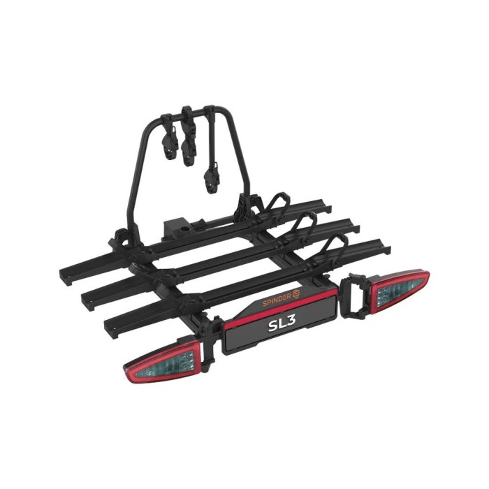 Suporte de bicicletas extensível Spinder SL3 + adaptador para 4 bicicletas