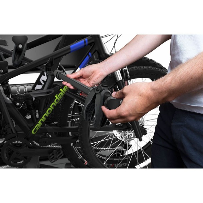 Portabicis de bola VeloSpace XT 939 3 bicis Negro + adaptador 4ª bici