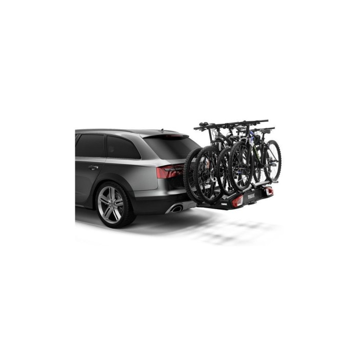 Suporte de bicis de bola VeloSpace XT 939 3 bicicletas Preto + adaptador para 4.ª bicicleta