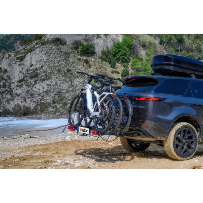 Porta-bicicletas De Engate Orbit 3 compatível com bicicletas elétricas