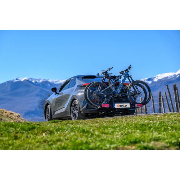 Portabicis bola Orbit 2 (2 bicis) compatible con e-bike|Mobbec