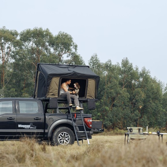 Tenda de tejadilho Brétema Family V2 130 Universal para automóvel, SUV e camper