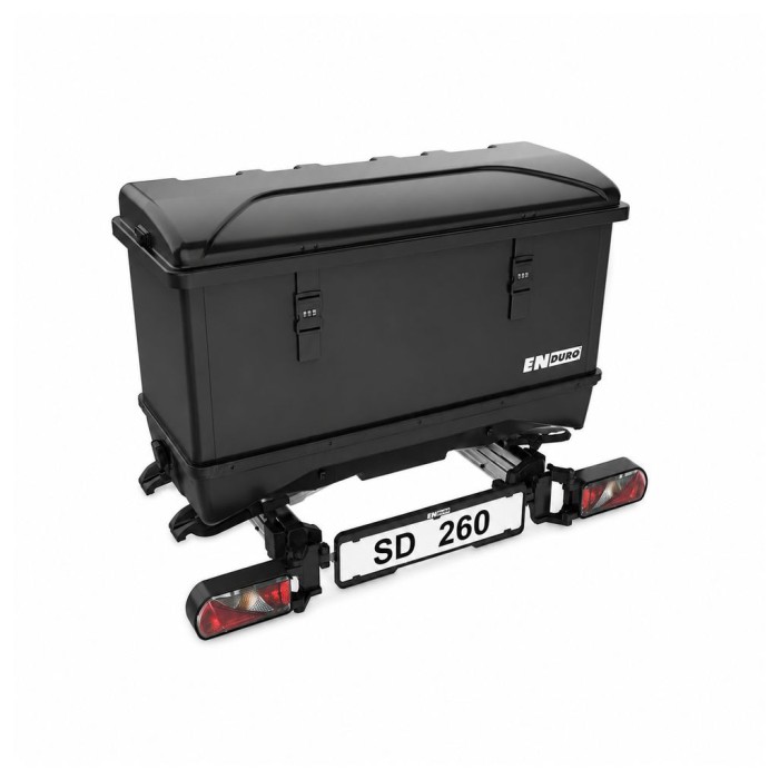 Porta-bicicletas camper Enduro SD260 + baú específico para carrinhas camper